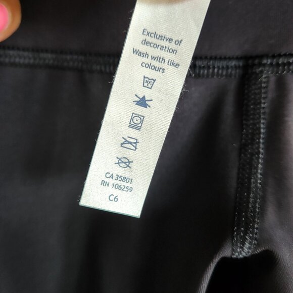 Lululemon Pants Black Women's 2 Soul Cycle Leggings Cropped 22" Inseam XS - Picture 6 of 10